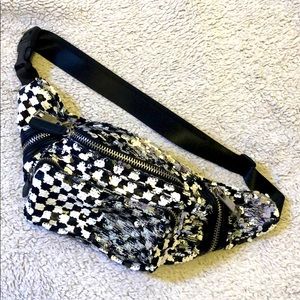 Topshop Sequin Fanny Pack, Belt Bag